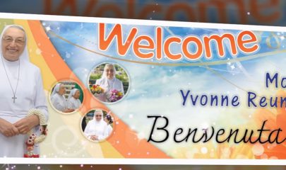 Welcome Madre Yvonne Reungoat to Thidanukhro School (ITA)