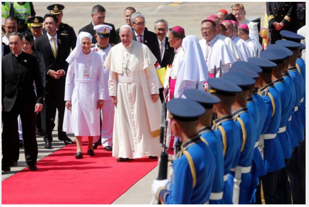 Pope Francis visit to Thailand (1)